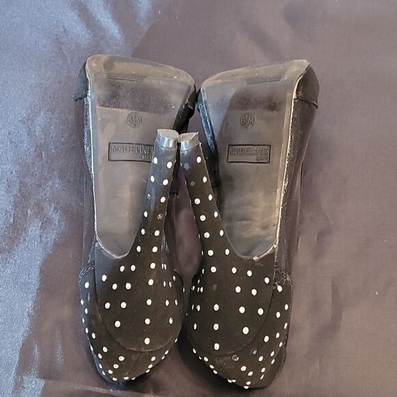 MADELINE GIRL BLACK HIGH HEEL PUMP SHOES - Picture 9 of 12